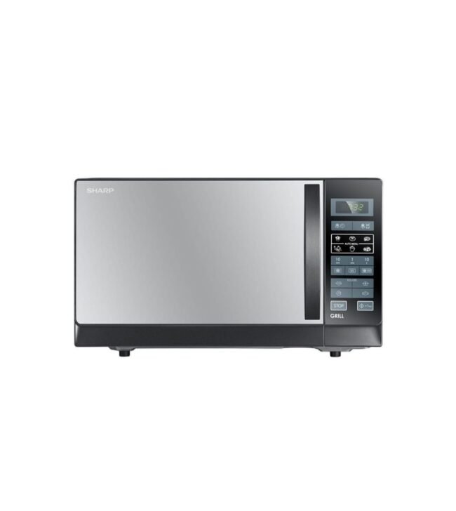 ميكروويف شارب شواية 25 لتر ، 900 وات ، 6 قوائم ، أسود R-750MR(K)