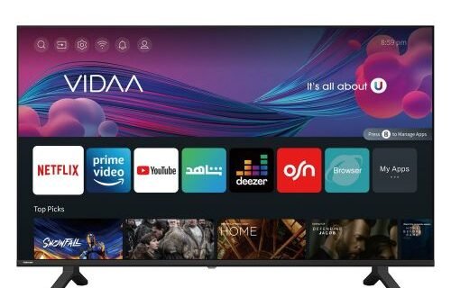 شاشة توشيبا 43 بوصة سمارت مزودة بريسيفر داخلي TV 43V35KV