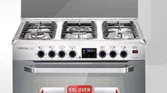 رويال جاز بوتاجاز ماستر شيف برو 5 شعلة مروحة 60*90 سم R-201030