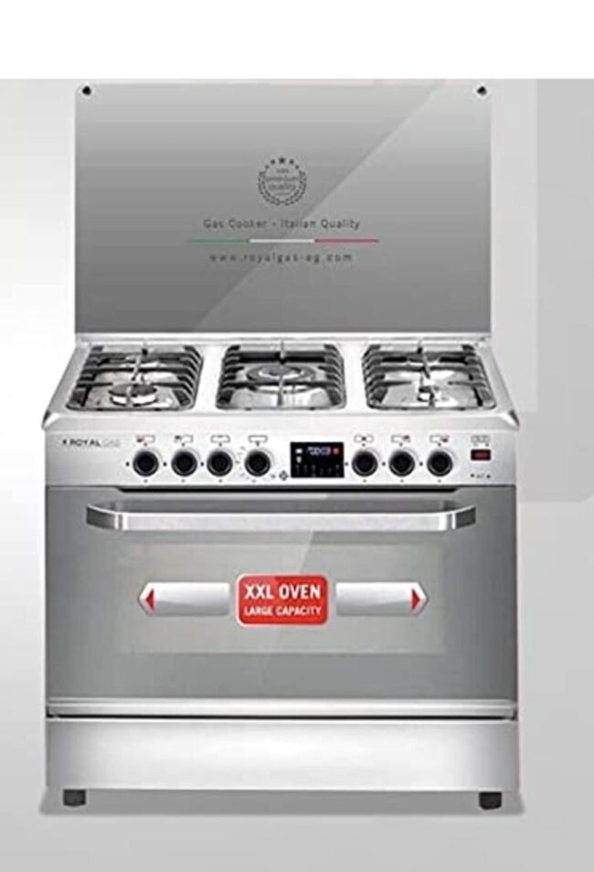رويال جاز بوتاجاز ماستر شيف برو 5 شعلة مروحة 60*90 سم R-201030