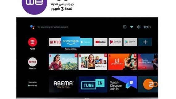 شاشة شارب HD بدون فريم 32 بوصة أندرويد ، ريسيفر داخلي 2T-C32DG6EX