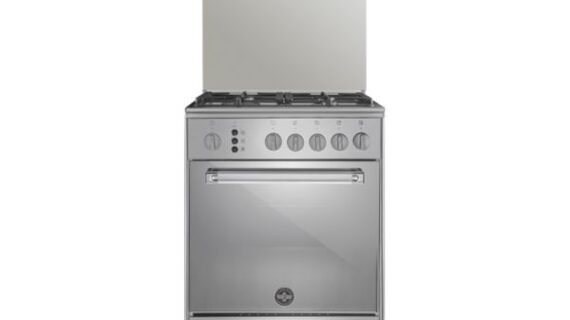 بوتاجاز لاجيرمانيا 60 × 60 ، 4 شعلة غاز ، استانلس 6D80GRB