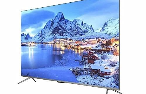 شاشة شارب 4K بدون فريم 65 بوصة أندرويد ريسيفر داخلي 4T-C65DL6EX