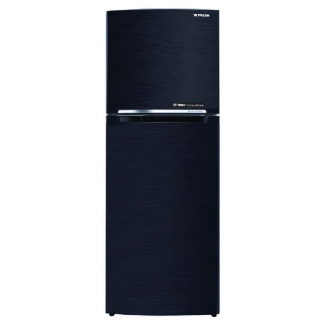 ثلاجة فريش نوفروست، 329 لتر، اسود – FNT-BR-370-BB