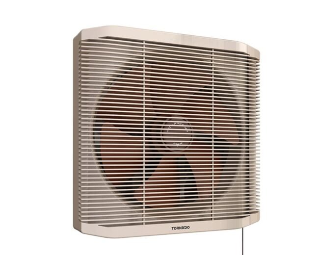 شفاط مطبخ تورنيدو 25 سم كريمي × بني TVH-25CN