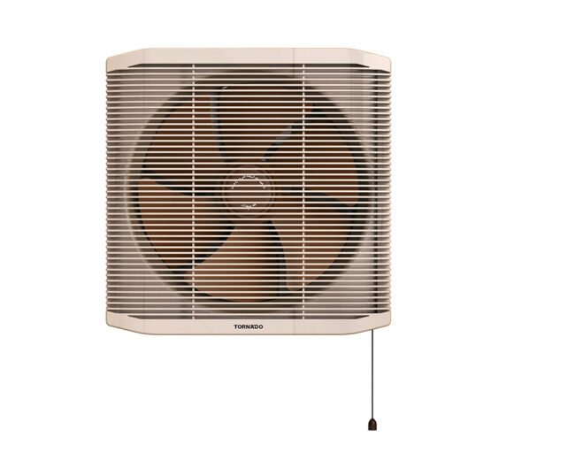 شفاط مطبخ تورنيدو 25 سم كريمي × بني TVH-25CN
