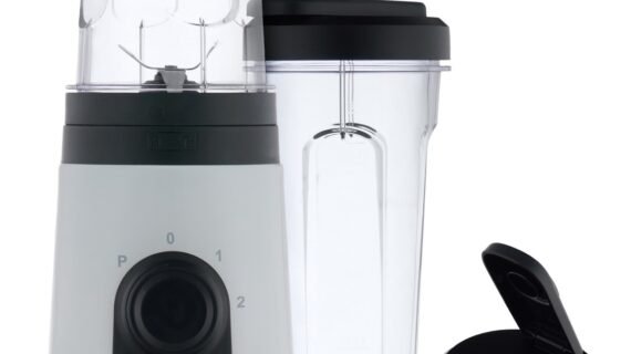 خلاط شخصي تورنيدو 320 وات سعة 0.60 لتر دورق إضافي 0.3 لتر أبيض PB-320T