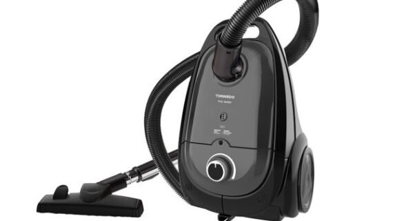 مكنسة كهربائية تورنيدو 1800 وات فلتر مضاد للبكتيريا رمادي × أسود TVC-180SG