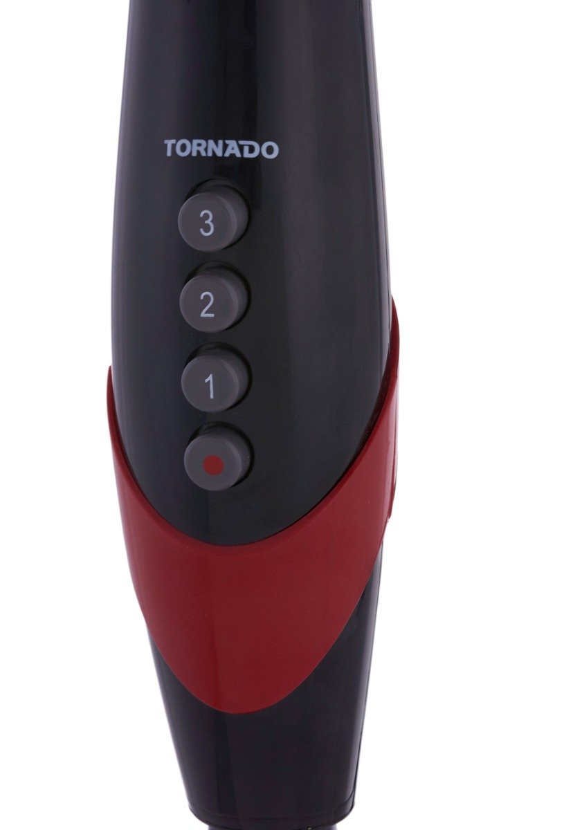 مروحة استاند تورنيدو 18 بوصة 4 ريشة أسود × أحمر TSF-18XW