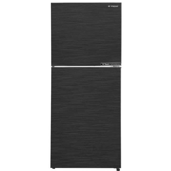 ثلاجة فريش نوفروست، 369 لتر، اسود - FNT-BS400BB