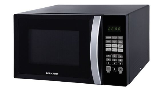 ميكروويف تورنيدو شواية 36 لتر 1000 وات 6 قوائم أسود TMD-36GE-BK