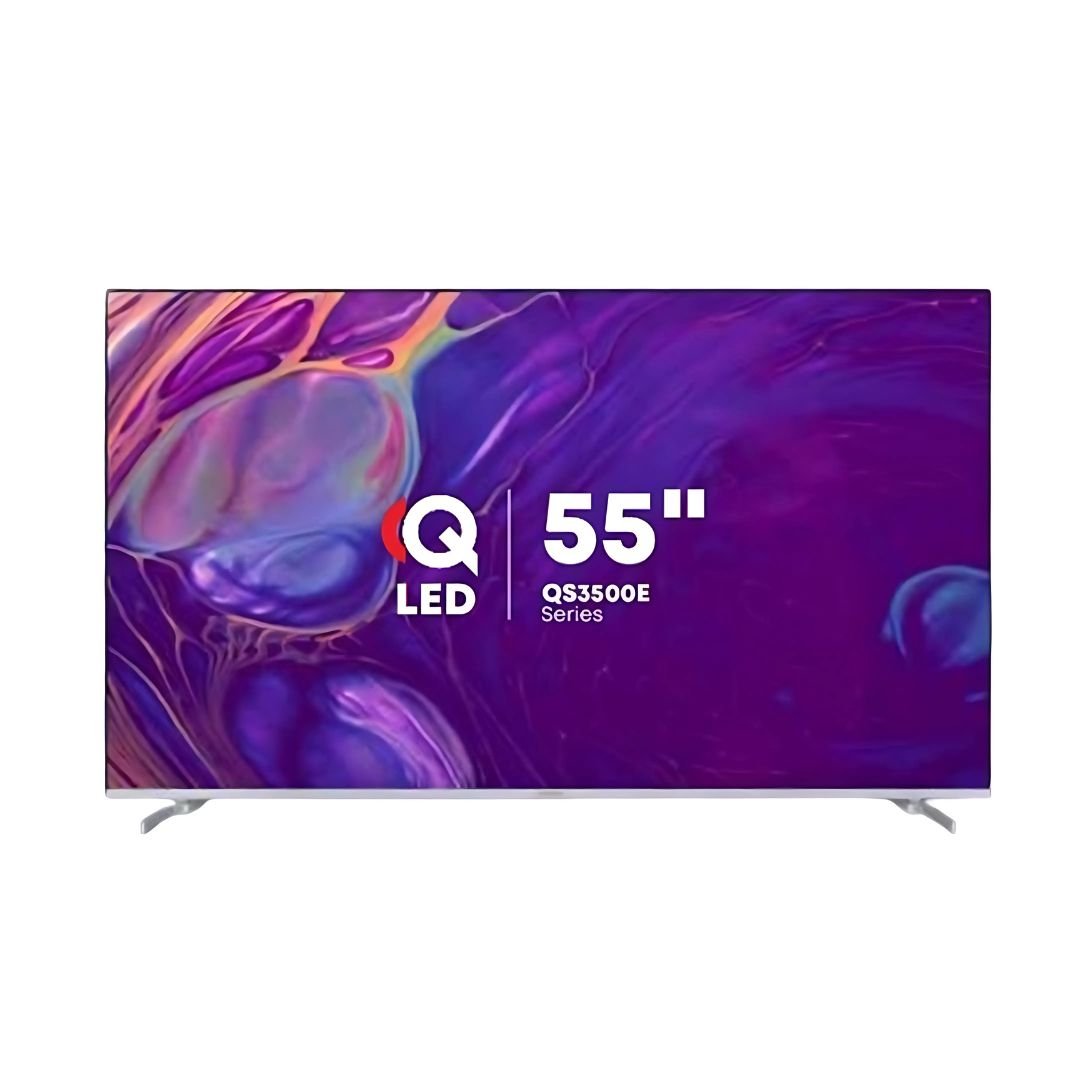 شاشة تورنيدو 4K سمارت بدون فريم 55 بوصة QLED ريسيفر داخلي 55QS3500E
