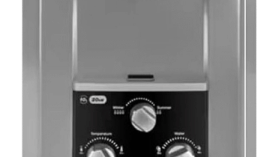 سخان غاز زانوسي دلتا ديجيتال 6 لتر سلفر بالادابتر 5515