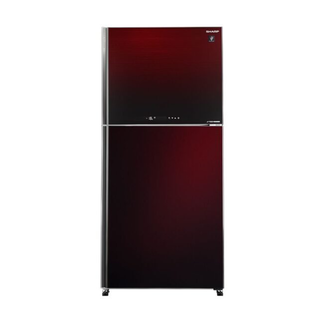 ثلاجة شارب انفرتر نوفروست 480 لتر أحمر SJ-GV63G-RD