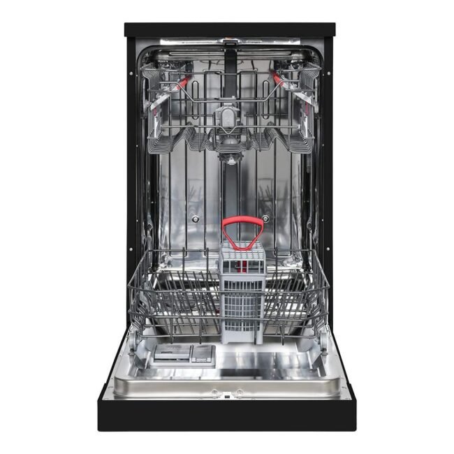 غسالة أطباق شارب 10 أفراد 45 سم شاشة رقمية 6 برامج أسود QW-V610-BK
