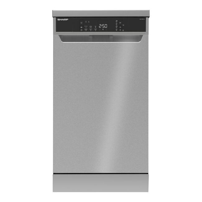 غسالة أطباق شارب 10 أفراد 45 سم شاشة رقمية 6 برامج استانلس QW-V610-SS