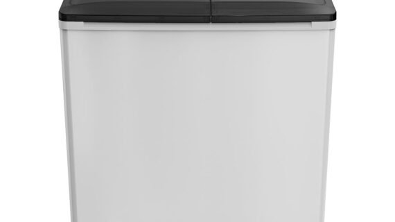 غسالة ملابس تورنيدو نصف أوتوماتيك 10 كجم أبيض × أسود TVH-HM10TS(WK)