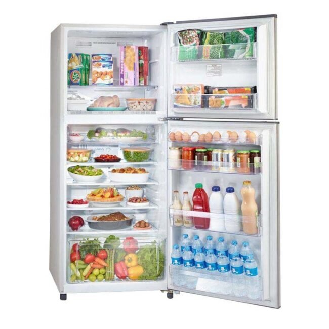 ثلاجة توشيبا نوفروست 355 لتر سيلفر GR-EF40P-R-SL
