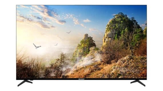 شاشة شارب 4K سمارت بدون فريم 50 بوصة 4T-C50FJ16EX