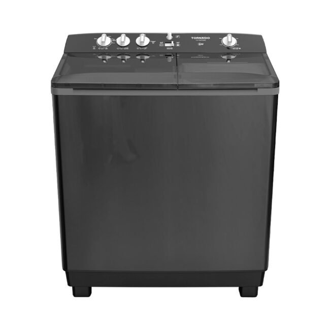 غسالة ملابس تورنيدو نصف أوتوماتيك 7 كجم أسود TVH-HM07T(BK)