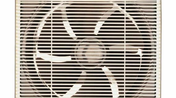 شفاط حمام تورنيدو مقاس 25 سم شبكة للحماية والخصوصية كريمي TVS-25CM