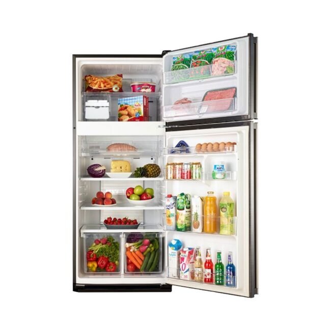 ثلاجة شارب ديجيتال نوفروست 450 لتر أسود SJ-PC58A(BK)