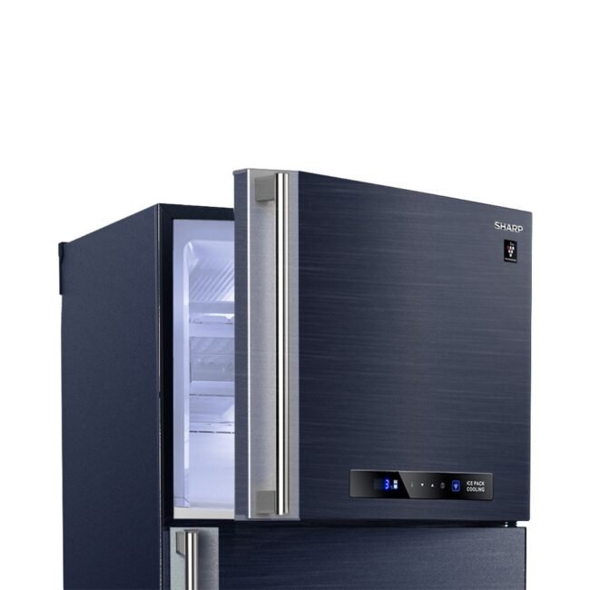 ثلاجة شارب ديجيتال نوفروست 450 لتر أسود SJ-PC58A(BK)