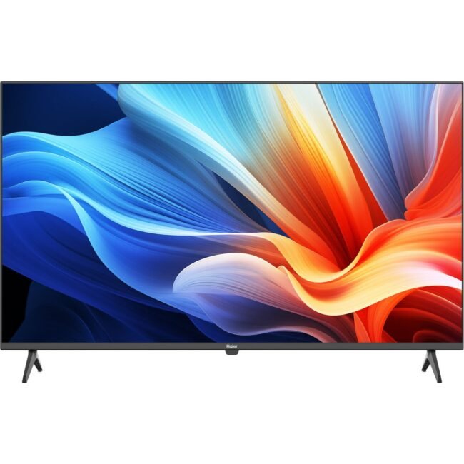 شاشة تلفزيون سمارت LED هاير 43 بوصة بدقة FHD مع ريسيفر داخلي - H43K80EF