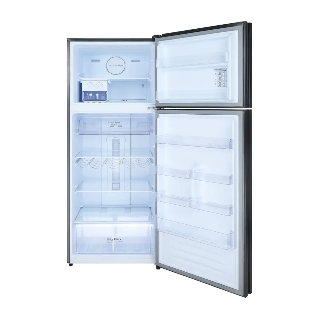 ثلاجة فريش، نوفروست، 471 لتر، 2 باب، ديجيتال، زجاج نبيتي، FNT-MR580YGDR