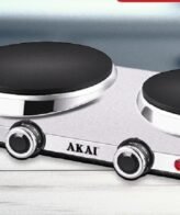 سخان مسطح كهربائى 2 عين من اكاى بقدرة 2500 ستانيلس ستيل