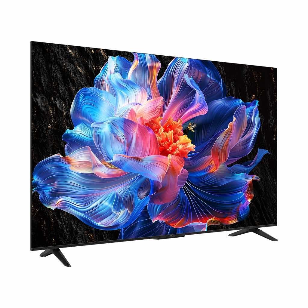 شاشة تي سي إل 4K سمارت بدون فريم 55 بوصة UHD LED ريسيفر داخلي 55P6K