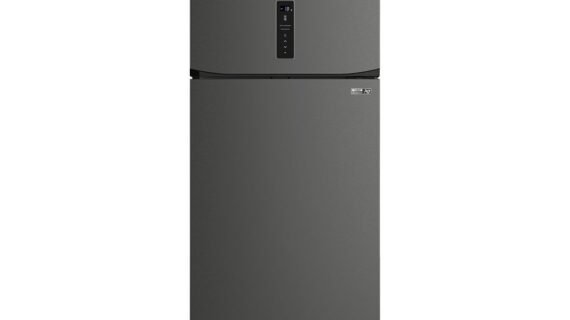 ثلاجة تورنيدو ديجيتال نوفروست 450 لتر استانلس غامق RF-580AT-DST