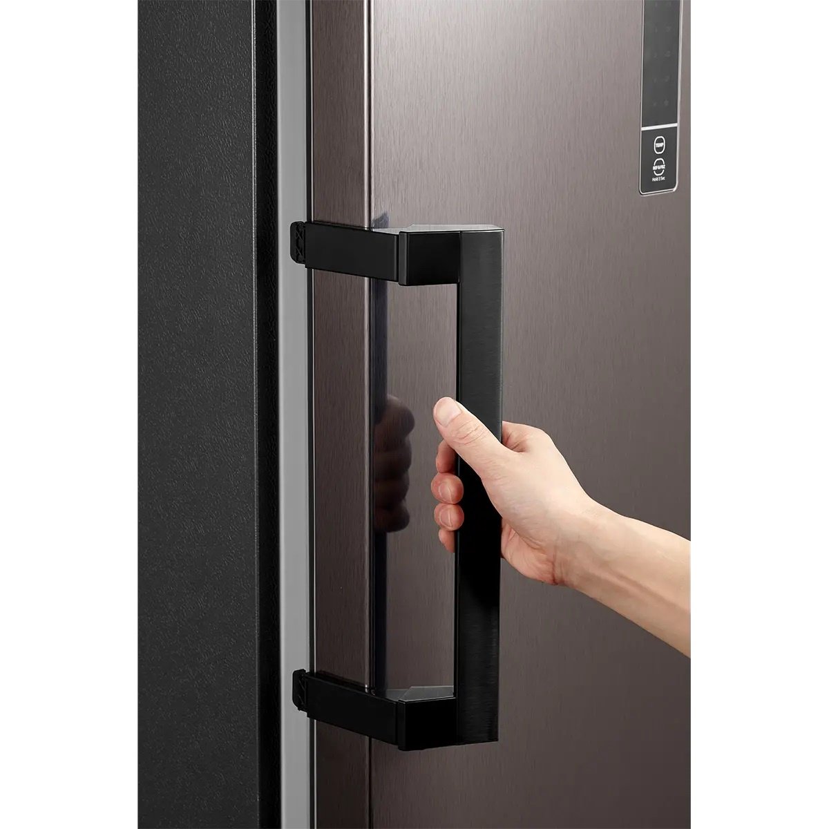 ديب فريزر رأسي توشيبا ، سعة 238 لتر ، نوفروست ، فضي - GR-RU312WE-DMN57