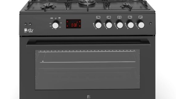 بوتجاز بيورتي 5 شعله FRGG9050 BL -Free standing gas cooker