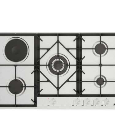 HPT909ES | مسطح 4 عين غاز + عين كهرباء حوامل ثقيلة