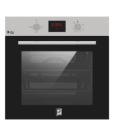 فرن بلت ان غاز بيورتى، 67 لتر، 59×59×57 سم، OPT601GGD - اسود فضى