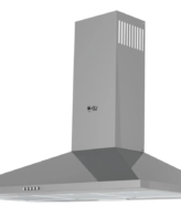 شفاط مطبخ هرمي بيورتي مقاس 60 سم – قوة شفط 1000 م³/ساعة – لون أسود - موديل – ETO PRO PLUS X 60 CM