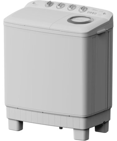 MTE02W120/W غسالة حوضين من ميديا – 12 كيلو – أبيض