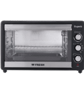 فرن كهربائي كريستال فريش، 48 لتر، 2000 وات، FR-4803RCL - اسود فضي