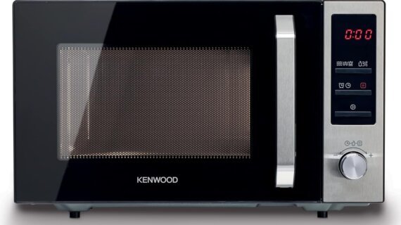 ميكروويف بشواية كينوود، 25 لتر، 800 وات، MWM25.000BK - اسود فضي