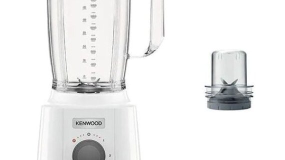 خلاط كينوود مع مطحنة، 650 وات، 2 لتر، ابيض - BLP41.COWH