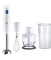 خلاط يدوي متعدد الاستخدام براون MultiQuick 1، سعة 600 مل، 450 وات، ابيض - MQ10.202MWH