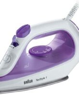 مكواة تيكستايل براون، 2000وات، SI1080VI - بنفسجي ابيض