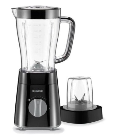 خلاط كهربائي مع مطحنة كينوود، 2 لتر، 500 وات، BLP18.150BK- اسود