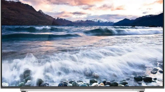 تلفزيون سمارت توشيبا، 55 بوصة، 4K UHD، LED، مزود برسيفر داخلي، 55U5965EA - أسود