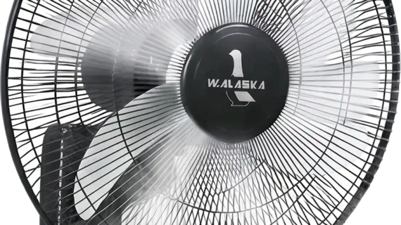 مروحة حائط الاسكا 18 بوصة EF38-1F-45R ديجيتال بريموت - اسود